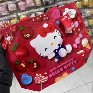 【Honeymin韓國飾品】hello kitty首爾咖啡廳限定提袋甜點款｜首爾咖啡廳 手提袋 hello kitty