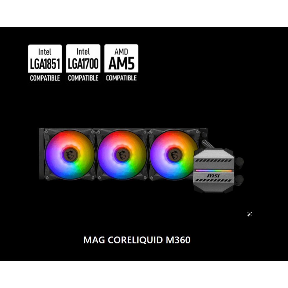 MSI 微星  MAG CORELIQUID M360 一體式水冷