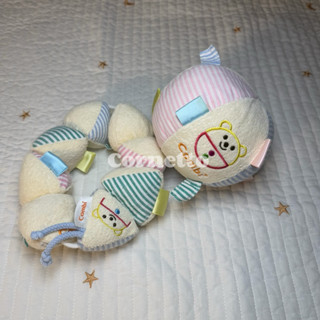 🥐二手 / Combi 毛毛蟲&寶貝球組合 兒童玩具