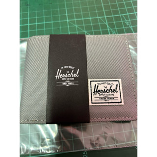 瑕疵品 灰色Herschel Roy Coin XL Wallet RFID 短夾 皮夾