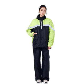 SNOWSTORMI 雨衣 Explorer EX-1 機能防水雨衣 螢光色 透氣設計 內裡網 大口袋 兩件式 雨衣