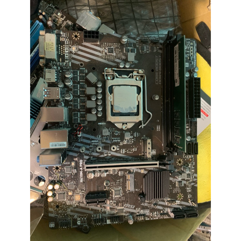 華碩 1200 主機板 Asus H410M-A Pro 無檔版