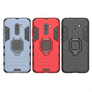 軍規防摔手機殼 小米 POCO PHONE F1 鋼鐵指環支架手機殼 Poco F1 防摔殼 POCO F1 手機殼