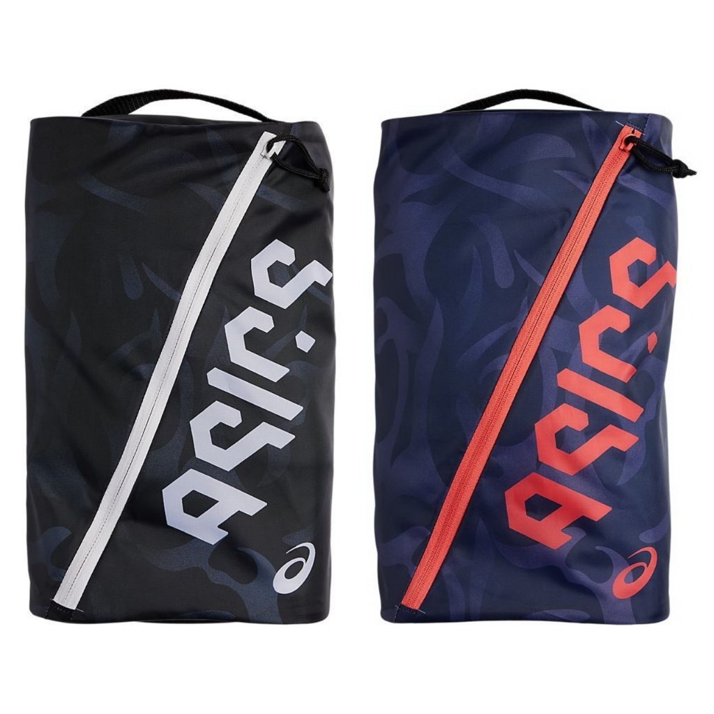 ASICS 亞瑟士 手拿包 鞋袋 袋子 提袋 黑色 3033C085-001 藍色500