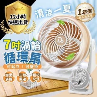 【限時特賣】7吋空氣循環扇 循環扇 電風扇 小電扇 冷氣電風扇 辦公室電扇 風扇 循環扇 插電循環扇