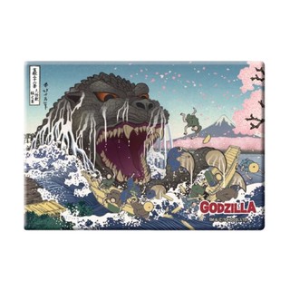 【野口嘉】哥吉拉 磁鐵 冰箱磁鐵 浮世繪風 GODZILLA MAGNET 富士山 櫻花 日本限定 收藏必備