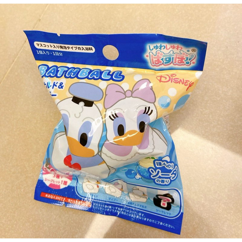 日本 唐老鴨 沐浴球 泡澡球 兒童 玩具 全新 現貨