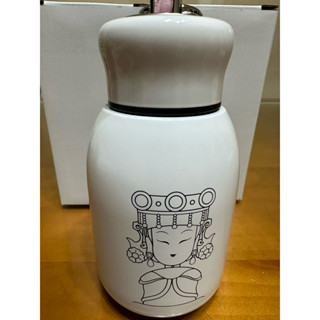 2025年新款大甲鎮瀾宮媽祖保溫瓶350ml（白色）