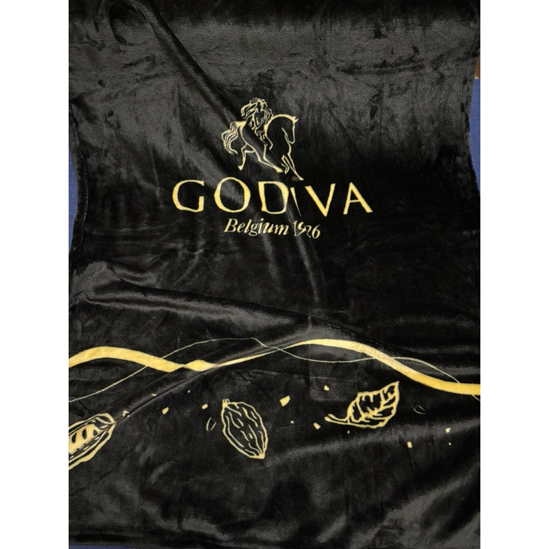 全新 GODIVA Ｘ 7-ELEVEN聯名 GODIVA經典法蘭絨毛毯