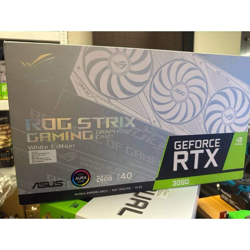ASUS ROG RTX3090 3090 white 原廠紙盒 彩盒 不含顯卡