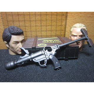 WB1二戰部門 德軍限定版1/6榴彈發射器槍頭一把(可開膛 槍託可動 附彈頭1顆) 仿金屬舊化 mini模型 非真人用的