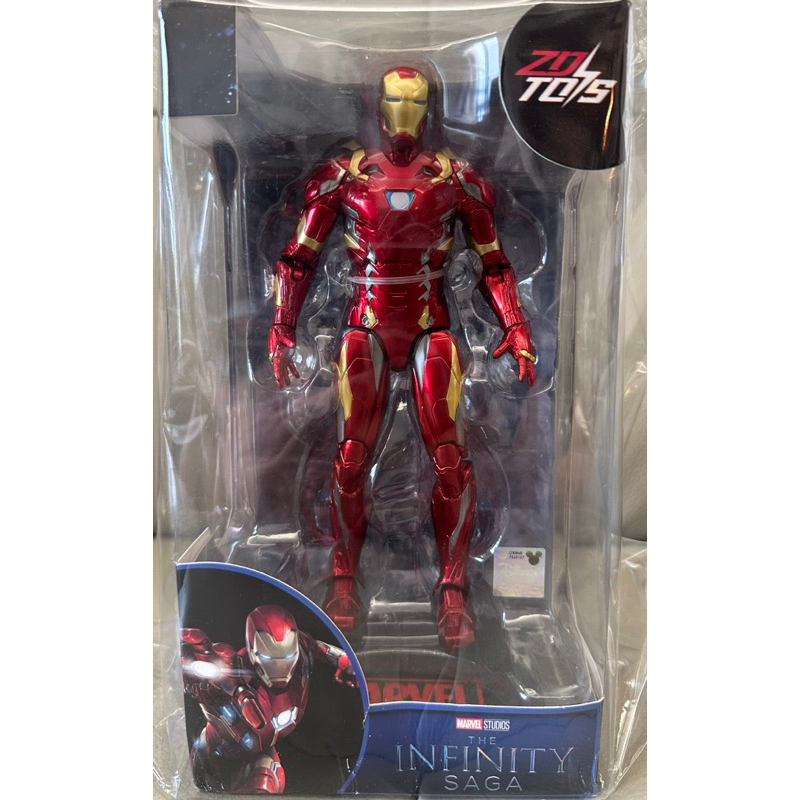 盒損 Beast Kingdom 中動 Marvel 復仇者聯盟 鋼鐵人 Iron Man Mark 46 7吋 模型