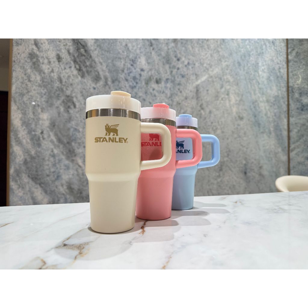 <現貨>Stanley Quencher H2.0 保溫杯 保溫瓶 保溫杯 附把手和吸管 14 盎司