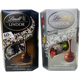 瑞士蓮Lindt LINDOR巧克力-60%黑/榛果/綜合 137g