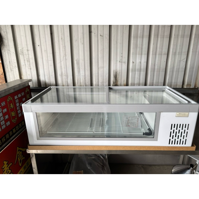 熱銷補貨到✨🆒伸泰冷凍餐飲設備🆒 ‼️SCD1300移動式餐車冰櫃/冷藏玻璃展示台滷味 小菜 串燒 水果 壽司盒