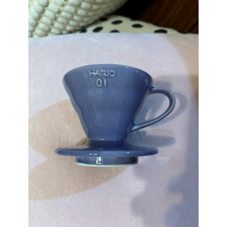 HARIO V60 彩虹磁石濾杯／紫色 1-2杯 有田燒 日本製 咖啡濾杯