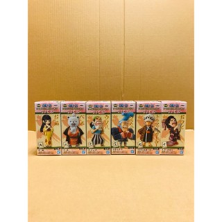 ＜賓哥討厭議價＞ 全新現貨 正版 WCF 海賊王 和之國 2 一組6隻 羅 小菊 羅賓 騙人布 公仔