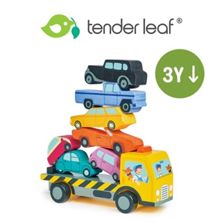 美國【Tender Leaf】汽車運輸 疊疊樂 木製玩具 兒童玩具 積木玩具 木質玩具 玩具 木頭玩具｜baby888