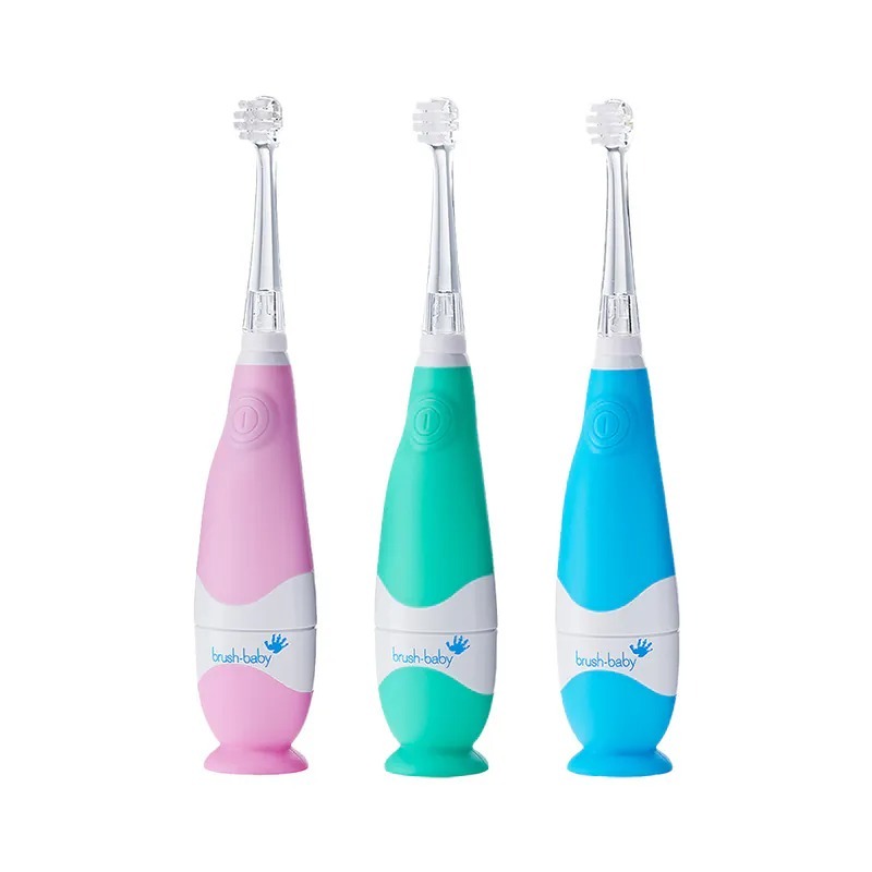 英國 Brush Baby BabySonic 幼兒聲波電動牙刷(0-3Y)/替換刷頭-多款可選