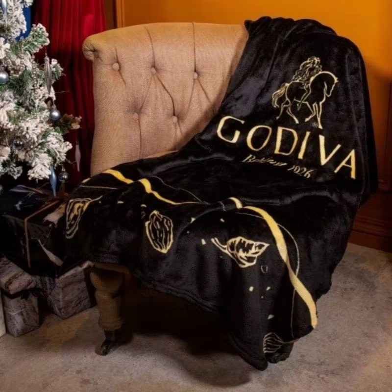 🔴GODIVA法蘭絨毯🔴棉被 毛毯 絨毛被 絨毛毯 小棉被 小毛毯 黑色絨毛被