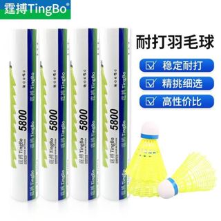 臺灣發貨🔥 尼龍球 塑膠羽球 羽球 羽毛球 羽球 專業羽毛球 正品 塑膠yy尼龍球 耐打用訓練球室外防風尼龍羽球耐打王
