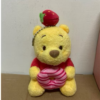 全新 限量 正版 禮盒 盒裝 7-11 711 迪士尼 草莓 草莓季 小熊維尼 牡蠣寶寶 甜點 娃娃 鑰匙圈 吊飾有盒