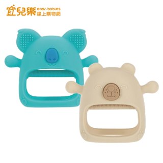 Nuby 手握式矽膠固齒器 多款可選【宜兒樂】