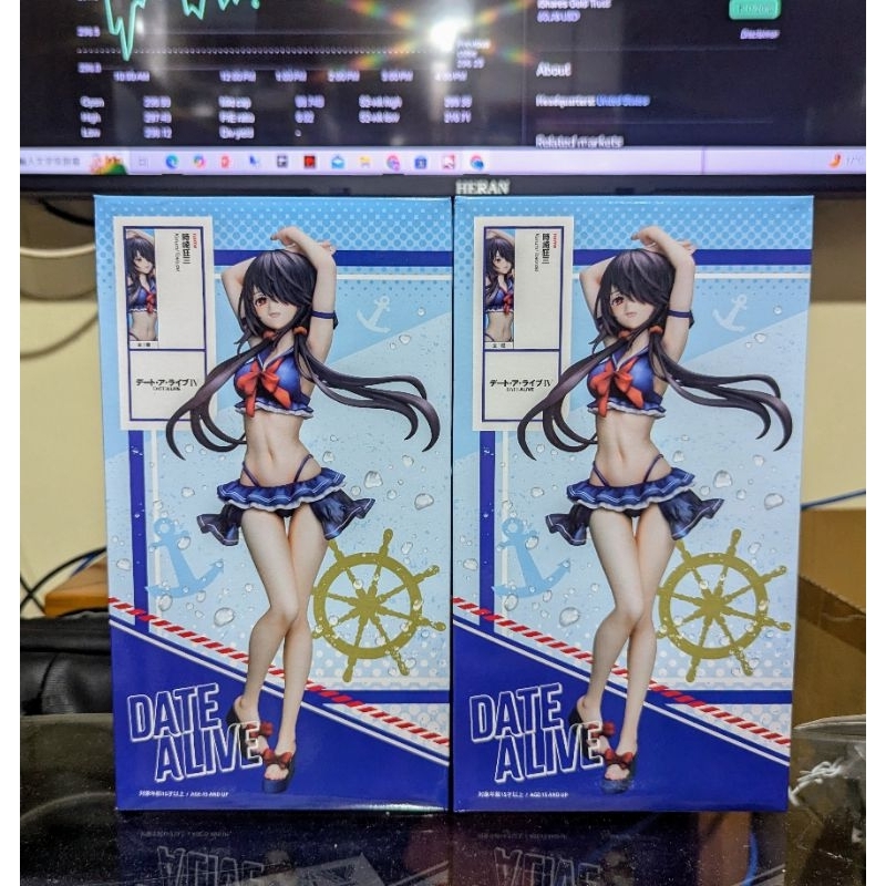 景品 elCOCO 1/7 約會大作戰IV 時崎狂三 水手 泳衣 公仔 模型