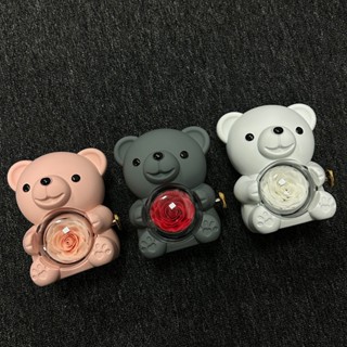 ☆LimeLight☆ 熊熊 小熊 情人節 求婚 INS Y2K 噴漆 可旋轉 戒指 項鍊 飾品 禮盒 永生花 首飾盒