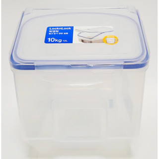 LocknLock 樂扣樂扣 PP材質保鮮盒組 10kg 米箱12L + 量杯