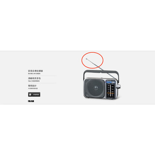 panasonic RF-2400D-S的天線