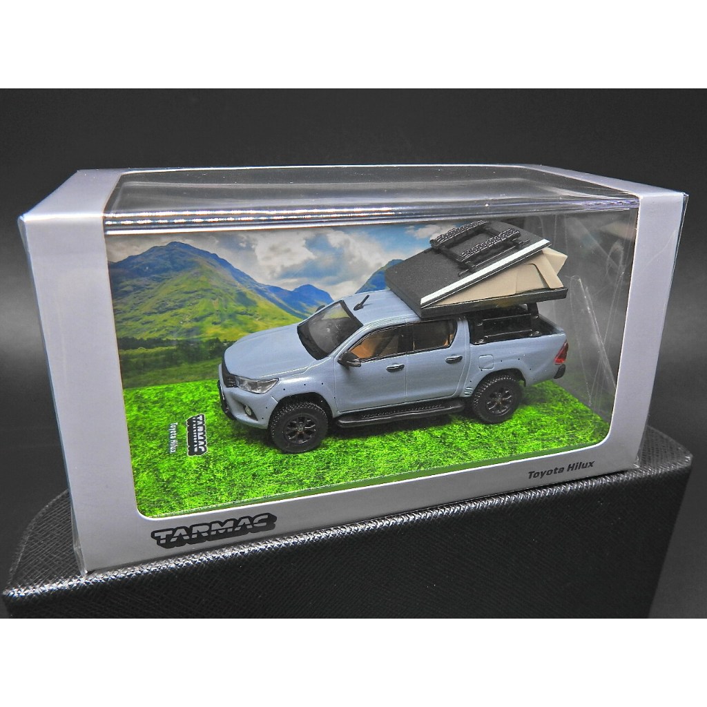 TARMAC 1/64 Toyota Hilux CAMP Grey 豐田 海力士 露營車 A480