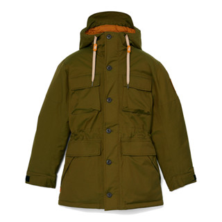 Timberland-全新極暖羽絨外套 戶外防水派克大衣 防寒連帽衝鋒衣 復古時尚軍裝夾克 機能工裝防雨衣 保暖防風衣