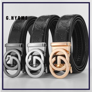 G.HYOME 男士腰帶 自動扣皮帶 腰帶 皮帶 西裝皮帶 自動皮帶 商務皮帶 褲帶 皮帶男 腰帶男 男生腰帶