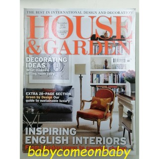 圖書 HOUSE & GARDEN NOVEMBER 2013 INCORPORATING WINE & FOOD MA