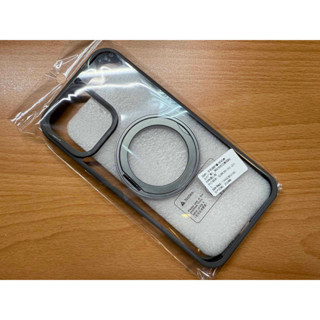 [新品] iPhone 16 Pro Max 隱藏式 掛勾 手機殼 含 可旋轉 磁吸支架 鈦灰色 不含 背帶
