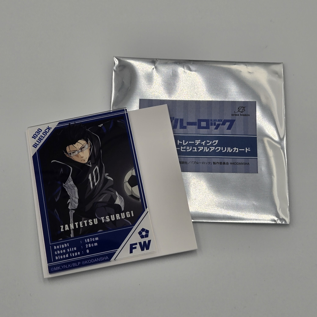 藍色監獄 劍城斬鐵 角色視覺圖壓克力卡片 周邊 現貨【H2504972】