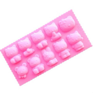 Hello kitty 矽膠冰塊製冰盒 巧克力模具