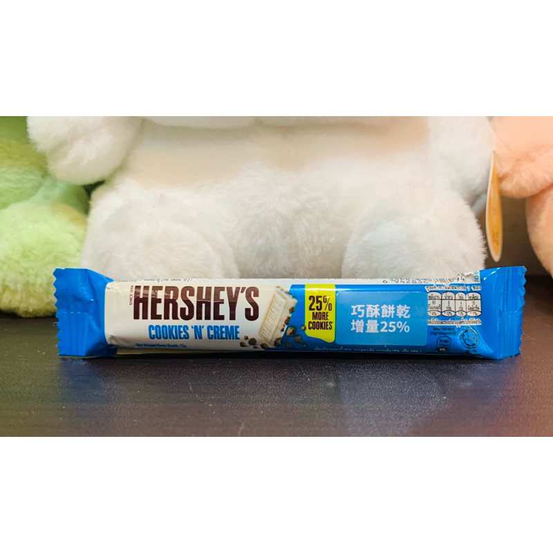 ✨現貨✨ Hersheys 好時巧酥可可風味棒15g 巧酥餅乾增量25% 白巧克力 牛奶
