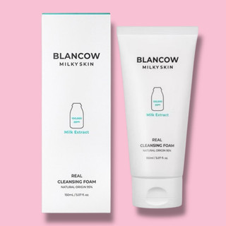 特價 效期2026/6/27 韓國 BLANCOW 敏感肌牛奶洗面乳150ml