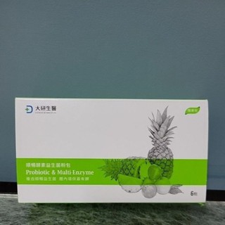 大研生醫 順暢酵素益生菌粉包 6包／一盒