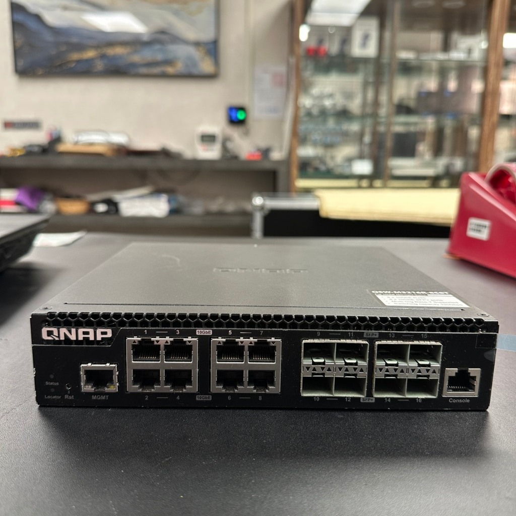 QNAP QSW-M3216R-8S8T 管理型 10GbE 網路交換器★英雄專賣二手精選商品