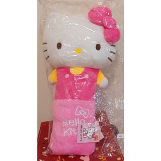 正版現貨 凱蒂貓 三麗鷗KT💗💗💗正版現貨 42公分長抱枕靠枕 汽車安全帶護套護間套 絨毛娃娃 禮物