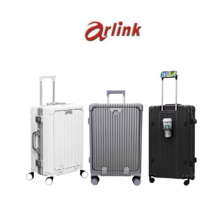 【Arlink】多功能前開式20/24/28/30吋 硬殼防刮鋁框行李箱旅行箱 拉桿箱 登機箱 手提 託運 登機
