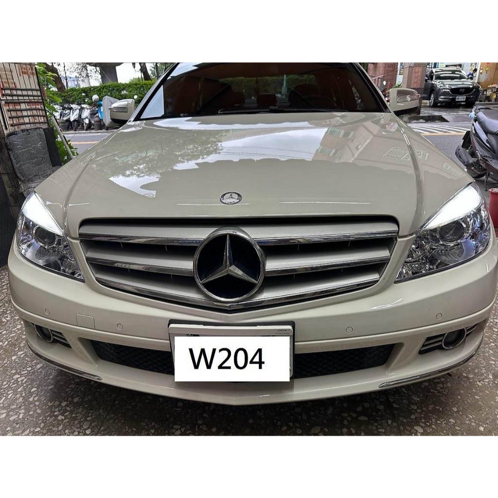 雙魚座汽車精品~W204 07~11 HID版大燈裝燈泡版大燈 w204大燈+hid燈泡+安定器+轉接線+t10 LED