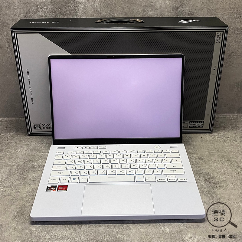 『澄橘』ASUS G14 GA402RK R9-6900HS/24G/1TB/RX6800S 白《二手》A75759