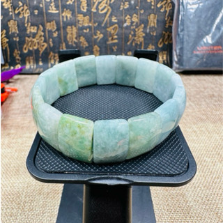翡翠飄花男手排 天然翡翠A貨 翡翠 玉牌 擺件 手把件 緬甸玉 042207