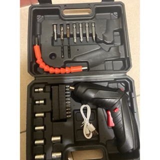 遙控車RC🔥手作工具家用小型47件套充電鑽 變形款 兩用4.8V電動螺絲刀小電鑽充電鑽起子