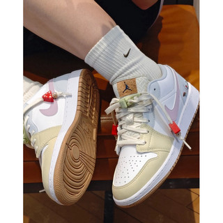 {OGC} NIKE AIR JORDAN 1 LOW MUSHROOM GS 蘑菇王國 女 刺繡 IB8861-151