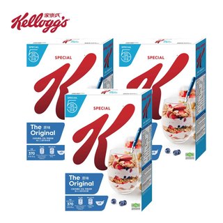 【家樂氏】Special K 原味香脆麥米片早餐370g 3盒｜早餐麥片 官方直營